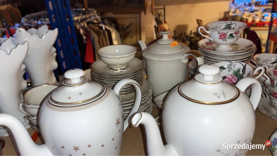 Dzbanek do kawy Z manufaktury BG Kjbenhavn Made Porcelana i szkło