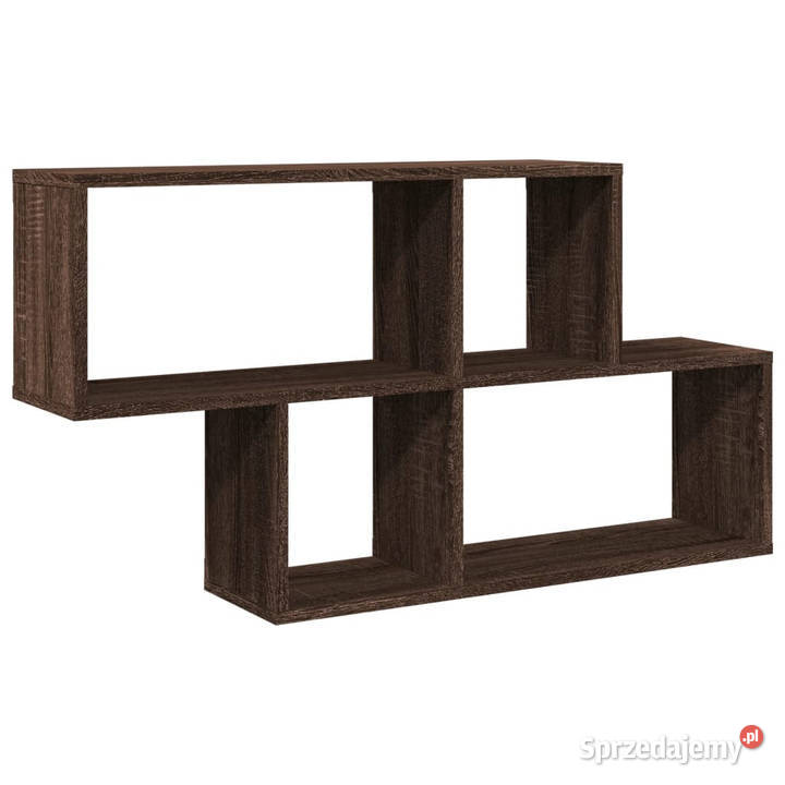 Półka ścienna brązowy dąb 100x20x53 WM848023 Warszawa