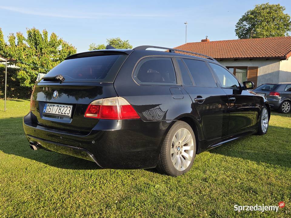 BMW 530d MPAKIET MANUAL E61 MASAŻE HUD zmieniarka CD Sopot sprzedam