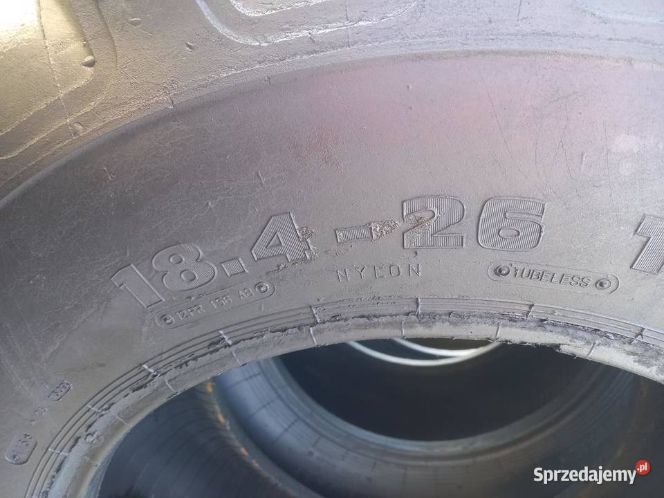 2x Opona używana przemysłowa 18426 184R26 MITAS
