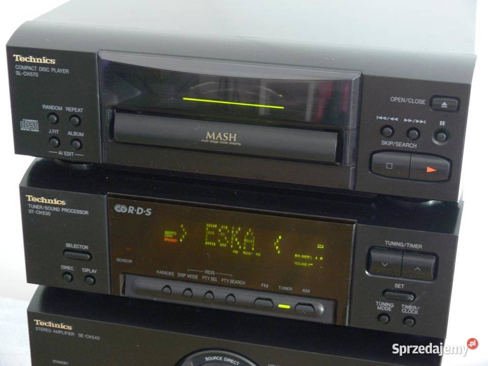 Wieża Technics SE CH540 segmenty WYSYŁKA Wieże i miniwieże Warszawa sprzedam