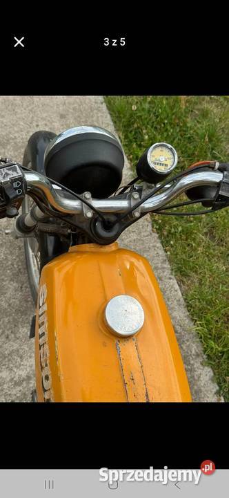 Rama simson ddr sahara braun dokumenty papiery 25000km Simson śląskie Wodzisław Śląski