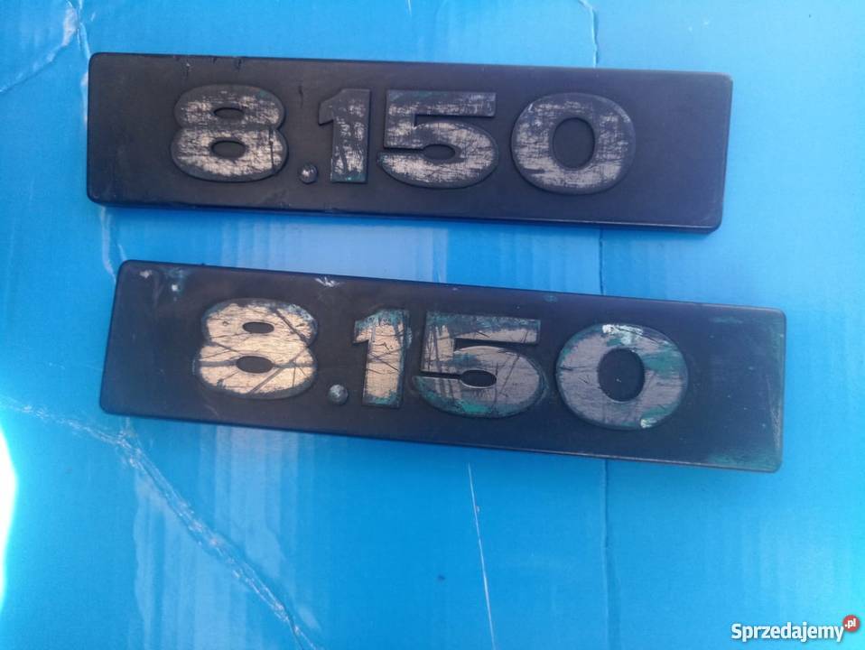 EMBLEMAT NAPISY VW MAN 8150 Pozostałe Rzędowice sprzedam