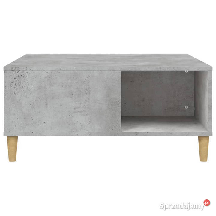 Stolik kawowy szarość betonu 80x80x365 WM821096 Stoły Warszawa