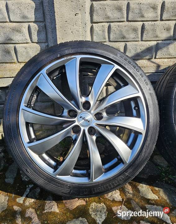 Alufelgi 18 Volkswagen Audi 5x112 225x40x18 Opony i felgi Dębno