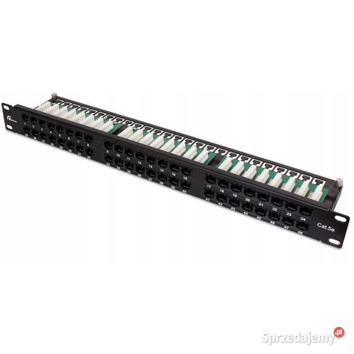 PATCH PANEL UTP CAT5E 48 PORTÓW PGF5EUTP48B9