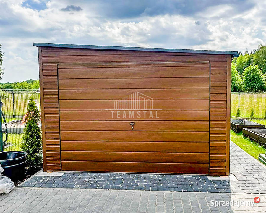 Garaż Blaszany 35x8m Wiata 1m Brama Uchylna 28m2 Busko-Zdrój