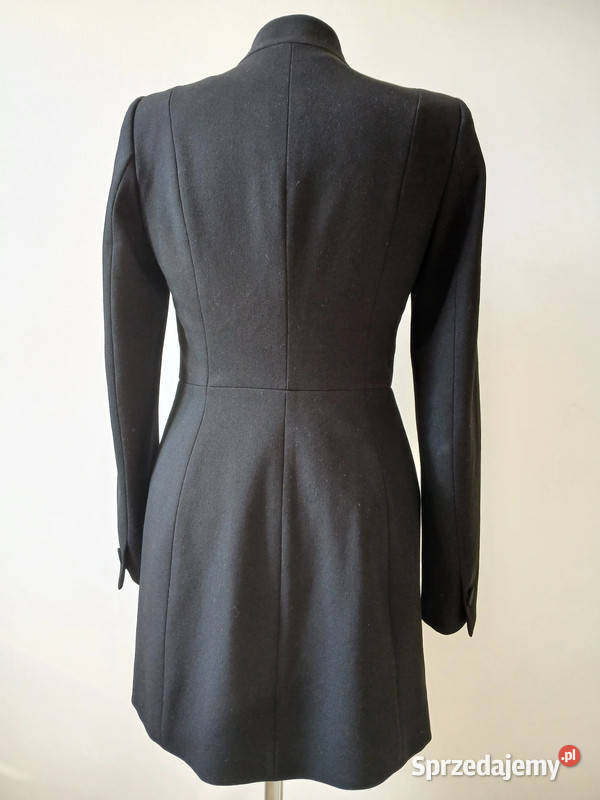Elegancka marynarkażakiet płaszczyk damskiczarna Kielce