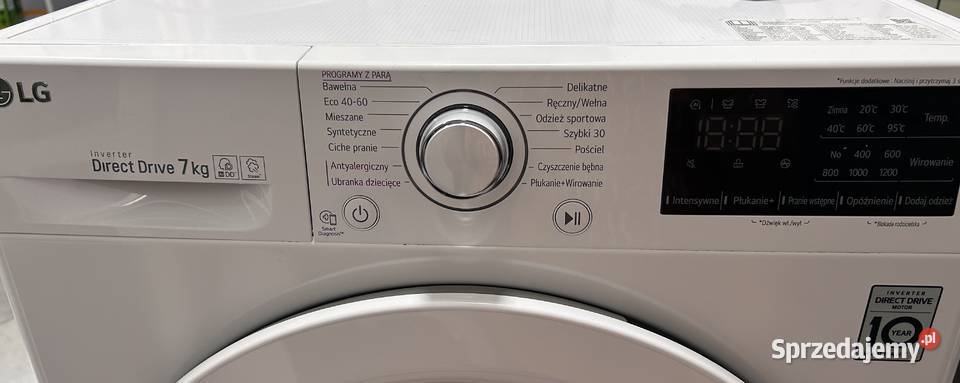 Pralka LG Inverter Direct Drive 7 wolnostojące Jedlicze B