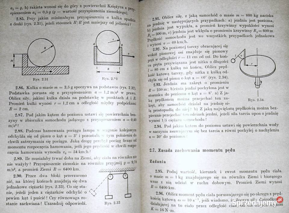 Zbiór zadań z fizyki kl 1 LO i tech B Mendel J Chełm sprzedam
