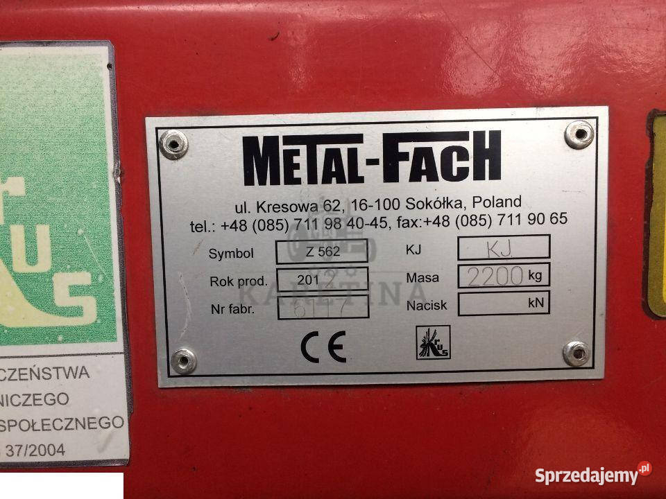 Prasa Sipma Metal Fach 2012 Z562