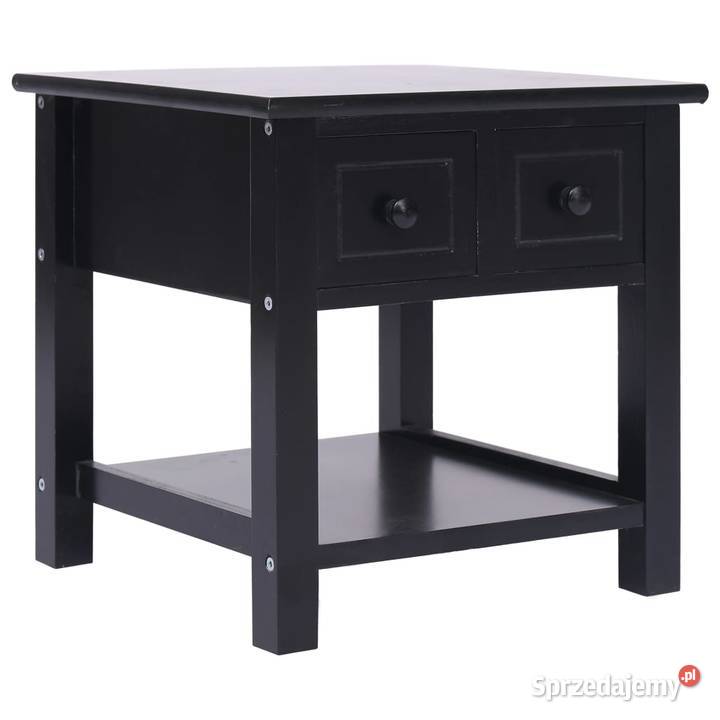 vidaXL Stolik boczny czarny 40 x 40 x 40 Warszawa