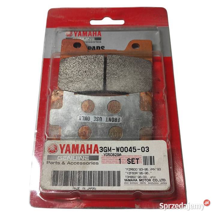 KLOCKI HAMULCOWE Yamaha 3GMW004503 TDM850 FZR600 Bolesławiec
