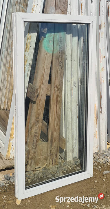 OKNA KacprzaK Witryna 66x125 FIX Używany PCV Siedlce