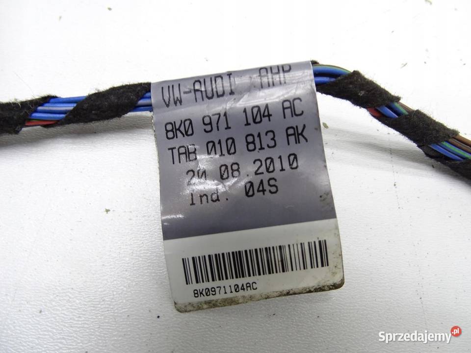 WIĄZKA INSTALACJA ELEKTRYCZNA CZUJNIKÓW PDC TYŁ