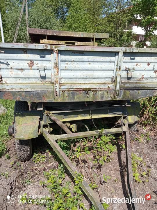 SPRAWNA Przyczepa rolnicza D47 wywrotka Jeleśnia