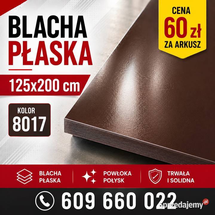 Blacha plaska 60 Dąbrowa