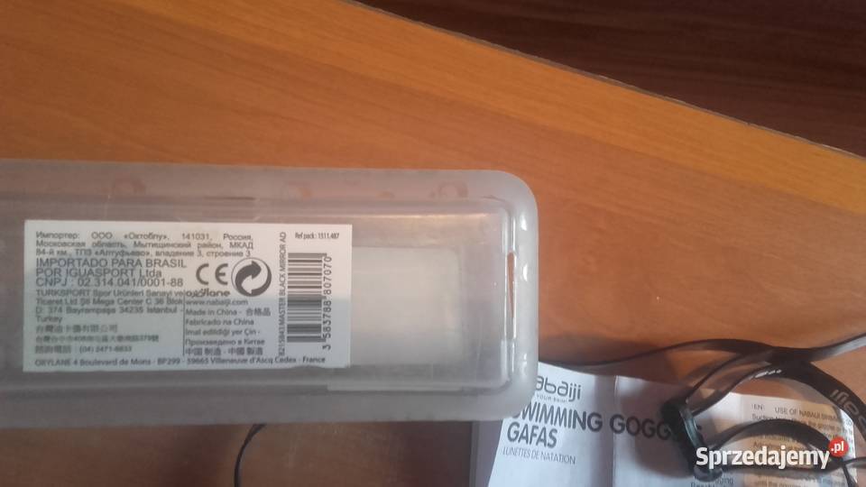 Okularki pływackie Nabaiji Black Mirror Antifog Gliwice