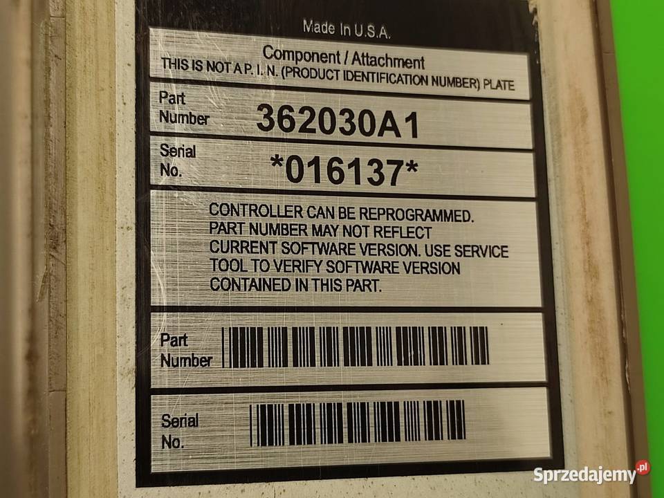 Monitor Sterownik 362030A1 362031A1 CASE MX Części maszyn i innych pojazdów wielkopolskie Wilkowo sprzedam