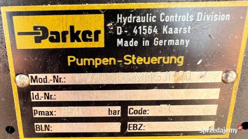 Parker PVAC2PCMNSJP20 Zawór hydrauliczny