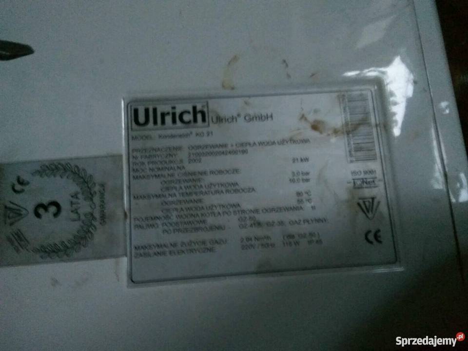 Piec kondensacyjny Ulrich Kondensich KO21 wielkopolskie Poznań