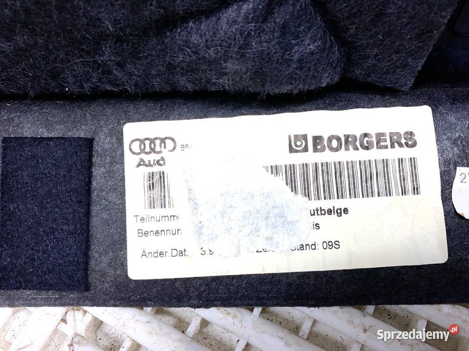 PÓŁKA TYŁ AUDI A5 8T SportowyCoupe 0717 OSŁONA podkarpackie