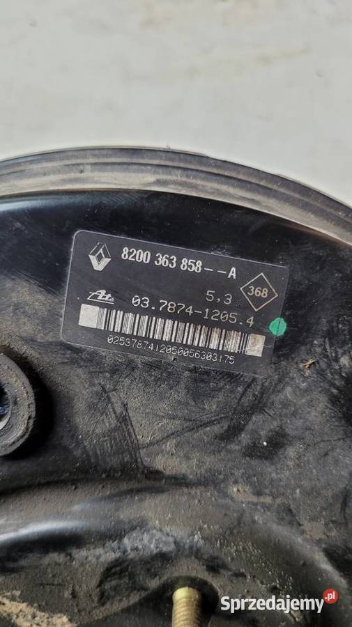 Serwo hamulcowe Renault Laguna II 8200 363 858 Łagów