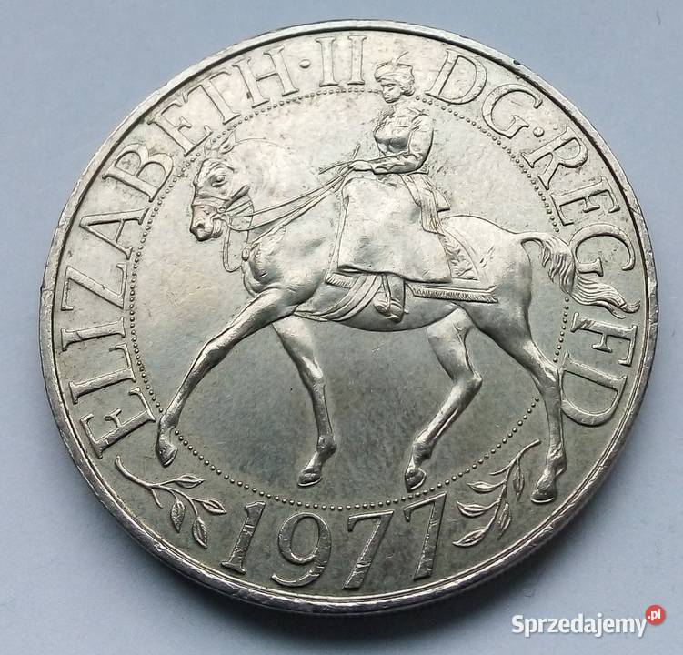 WIELKA BRYTANIA25 PENCE1977 rSREBRNY JUBILEUSZ Legionowo