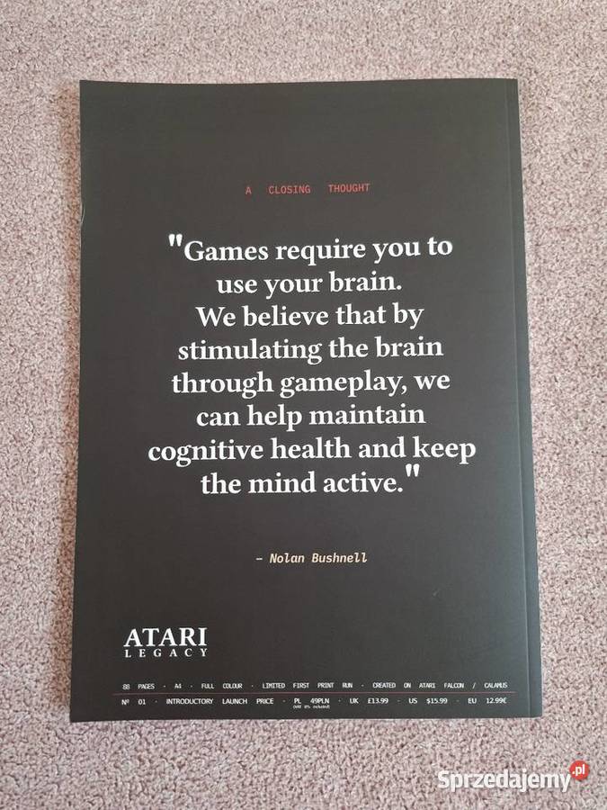 Atari Legacy 1 Rok wydania 2026 Łążynek