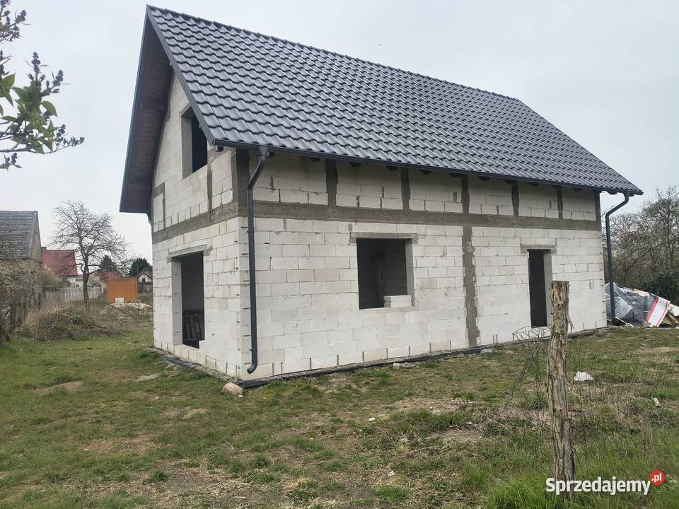 Sprzedam dom w Stanie surowym 17 granicy możliwa mieszkalny Sprzedaż Kostrzyn nad Odrą