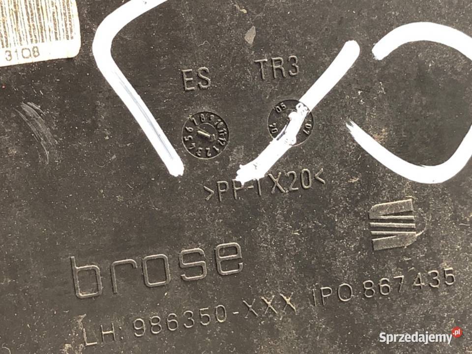 PODNOŚNIK SZYBY LEWY PRZÓD SEAT LEON II