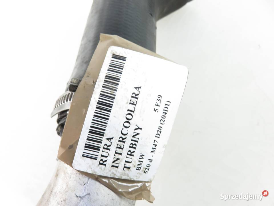 RURA INTERCOOLERA BMW 5 E39 520 7785149C Przewody powietrza małopolskie