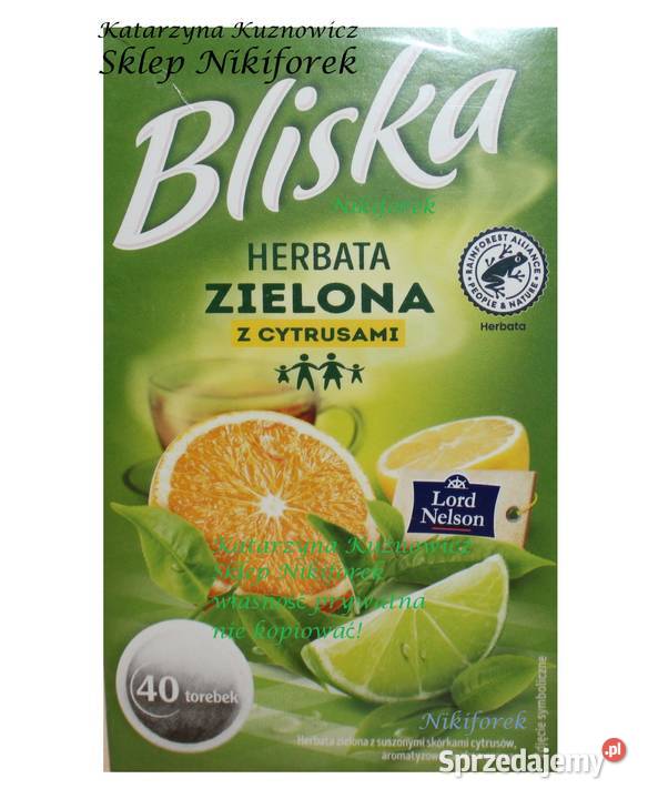 Bliska Lord Nelson herbata zielona malina Zielona Stare Miasto