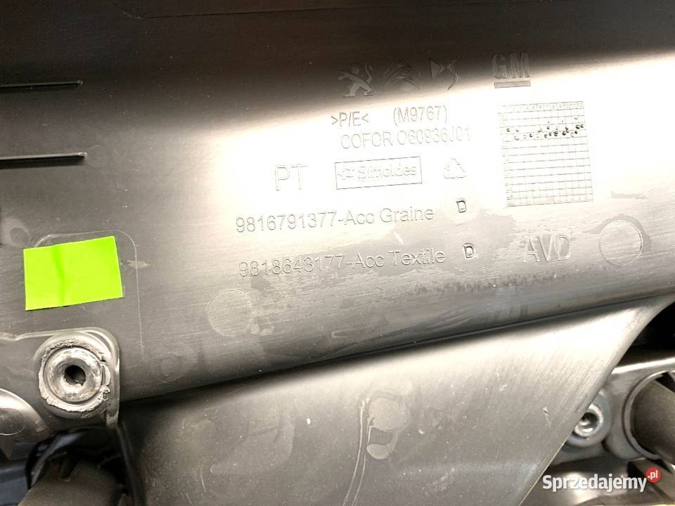 BOCZEK DRZWI PRAWY PRZÓD TOYOTA PROACE Inny