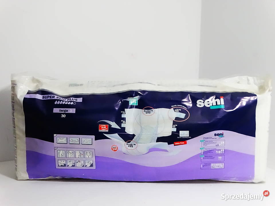Pieluchomajtki Super SENI PLUS 3 Large 26 duża