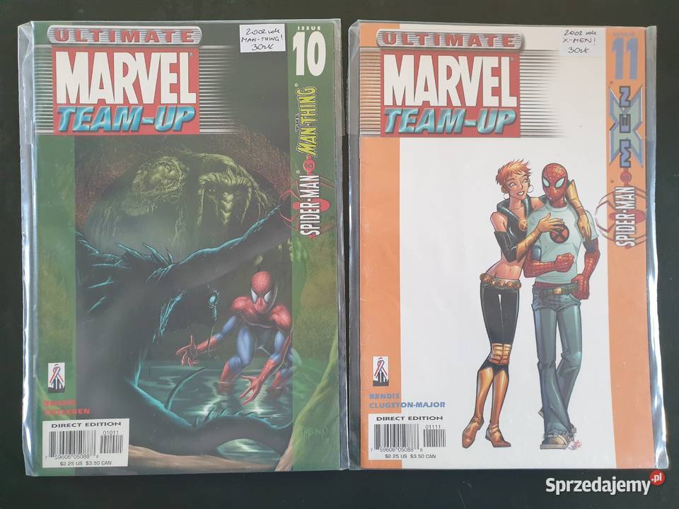 Marvel TeamUp zestaw 7 oryginalnych komiksów USA