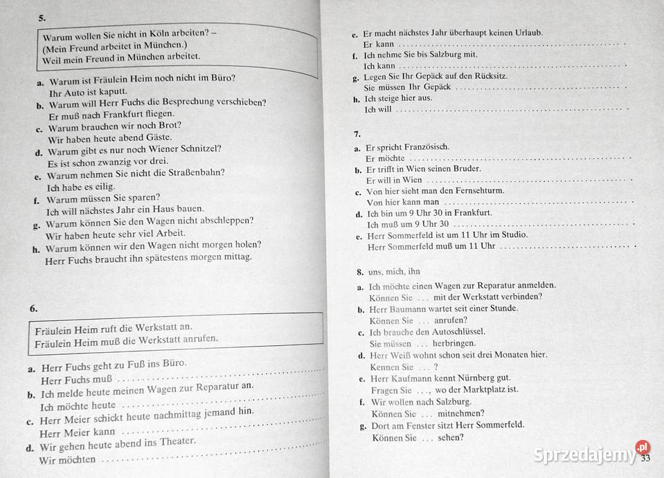 Deutsch 2000 Band 1 Arbeitsbuch Manfred Gluck lubelskie Chełm sprzedam