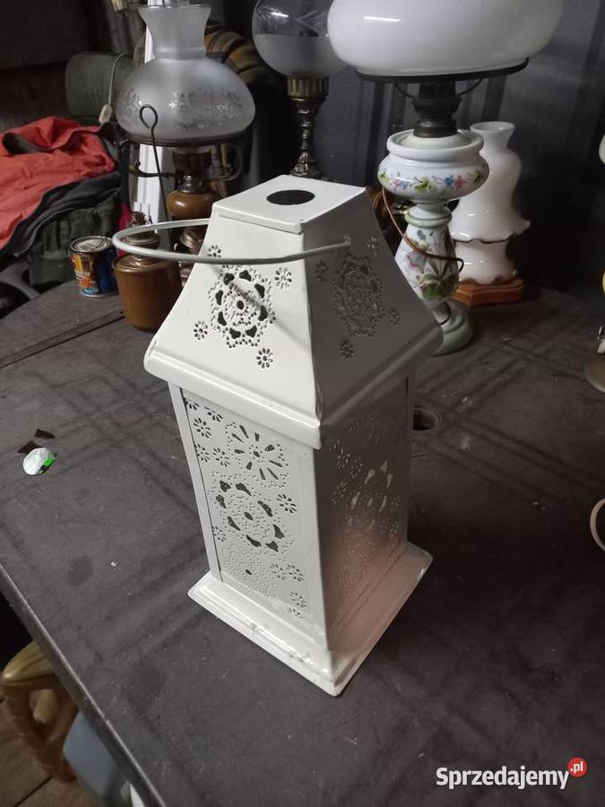 Lampion metalowy ozdobny Jasło