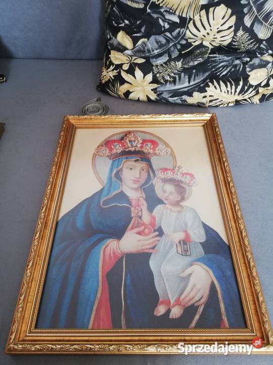 Matka Boska z Dzieciątkiem obraz 46x34 w