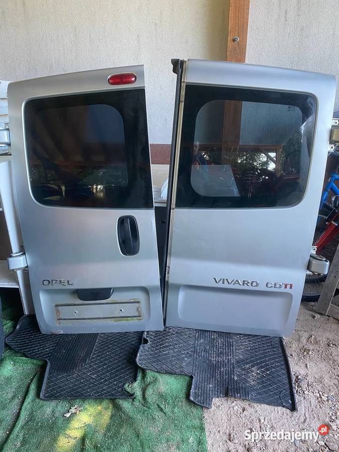 Tylne kompletne drzwi Vivaro Trafic Primastar Mostki