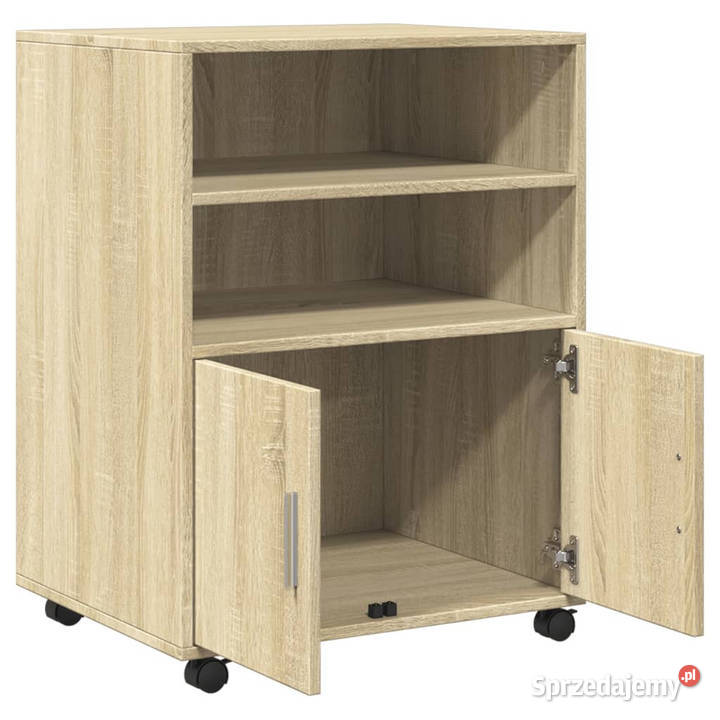 Szafka na kółkach dąb sonoma 60x48x81 WM853166 Warszawa