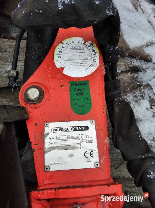 Kompletny HDS Palfinger PC 1500 dźwig żuraw do Pozostałe Kraków