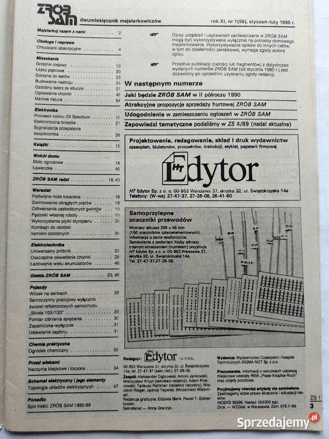 Zrób sam czasopisma 1981 1990r Książki i Podręczniki