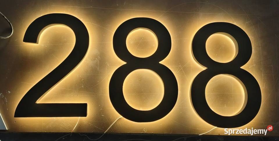 Litery LED podświetlane reklama 3D wielkopolskie