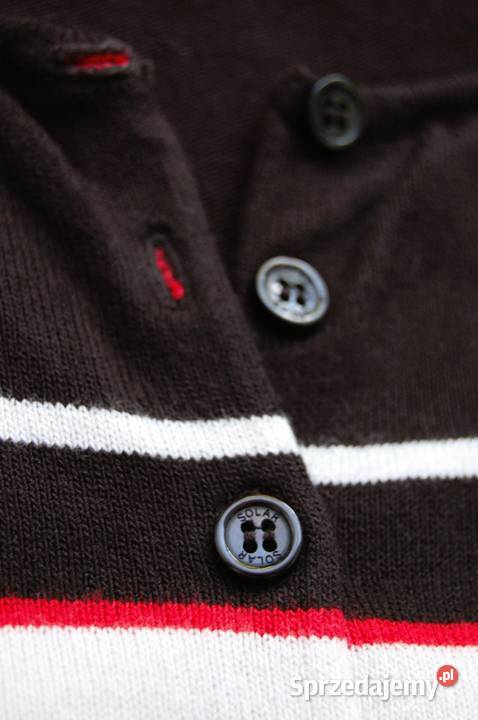 Letni kardigan damski Solar 36 S wiskoza paski