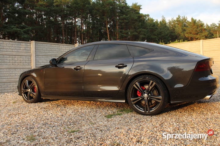 Audi a7 30 Tdi Quattro S7 Przepiękna 3x S line kurtyny powietrzne Sulechów
