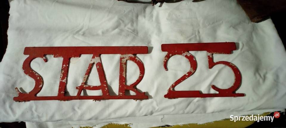 STAR 25 znaczek wycięty laserowo kwasowka loftt Jarosław