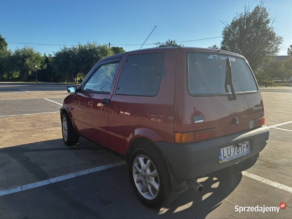 Fiat Cinquecento 900 tuning czerwony Chełm