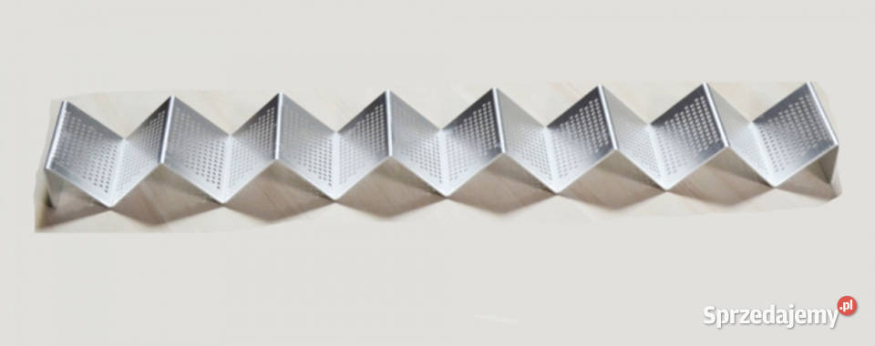 Stojak na kanapki z aluminium srebrny śląskie sprzedam