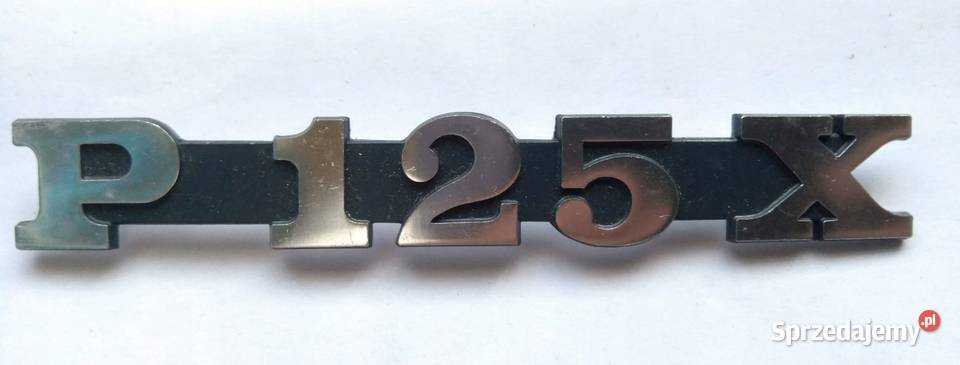 EMBLEMAT ZNACZEK PIAGGIO VESPA P125X P125 X Bielsk Podlaski